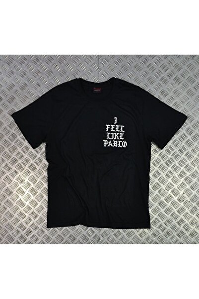 fame-stoned Унисекс тениска с щампа „Чувствам се като Пабло“, 100% памучна, ч...