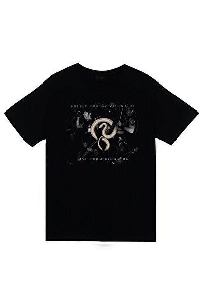 fame-stoned Bullet For My Valentine Štampano Unisex 100% pamuk Crna T-shirt