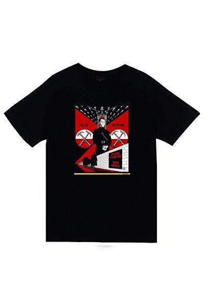 fame-stoned Pink Floyd Štampano Unisex 100% pamuk Crna T-shirt