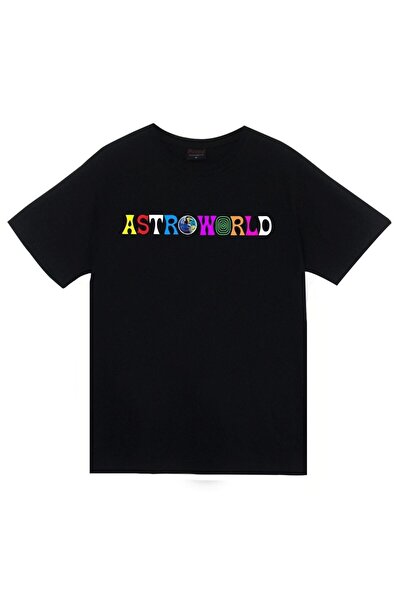 fame-stoned Astraworld Travis Scott Štampano T-shirt