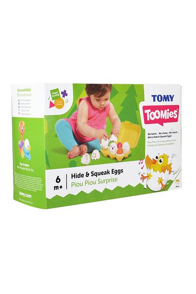 Tomy Hide & Squeak Eggs
