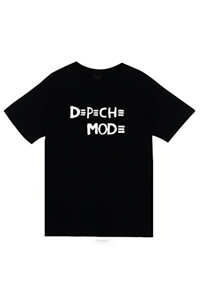 fame-stoned Depeche Mode majica sa printom, unisex, 100% pamuk, crna
