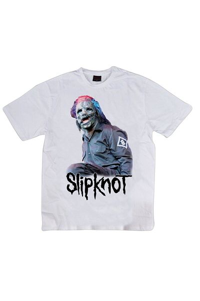 fame-stoned Ανδρικό μπλουζάκι με στάμπα σε λευκό Slipknot