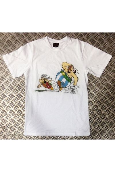 fame-stoned Μπλουζάκι Unisex White Asteric Printed