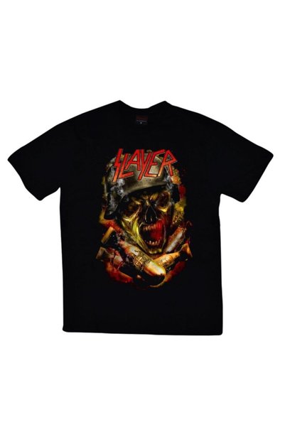 fame-stoned Slayer Štampano Unisex 100% pamuk Crna T-shirt