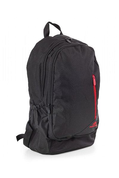 Pippa Bloom Black/Red Three-Eye School & Casual Backpack