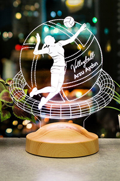SEVGİLAMBASI Voleybolcu Hediyesi, Voleybol oyuncusuna Hediye Kişiye Özel Led ...
