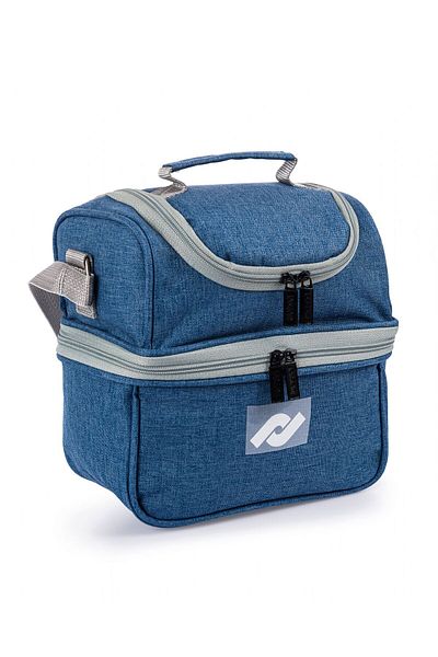 Pippa Luxury Two Compartment Blue Lunch Box