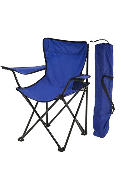 Mandella Rejisör Kamp Sandalyesi Piknik, Plaj, Balıkçı,Bahçe,Balkon Sandalyesi Mavi (1 Adet)