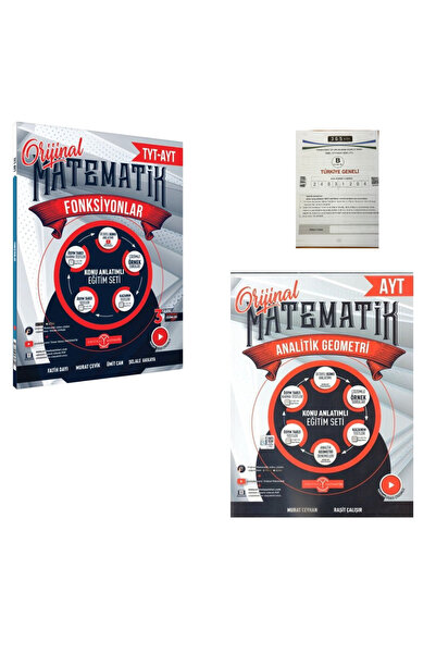 Irmak Yayınları Orijinal Yayınları AYT Matematik Analitik Geometri ve Fonksiy...