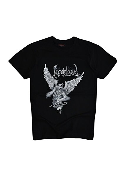 fame-stoned Nekroholokaust Štampano T-shirt