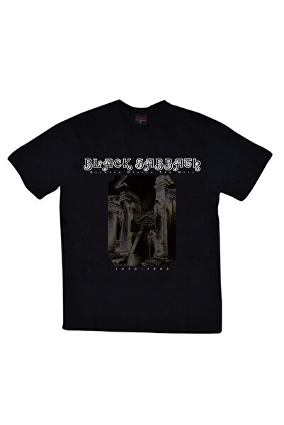 fame-stoned Black Sabbath Štampano Unisex 100% pamuk Crna T-shirt
