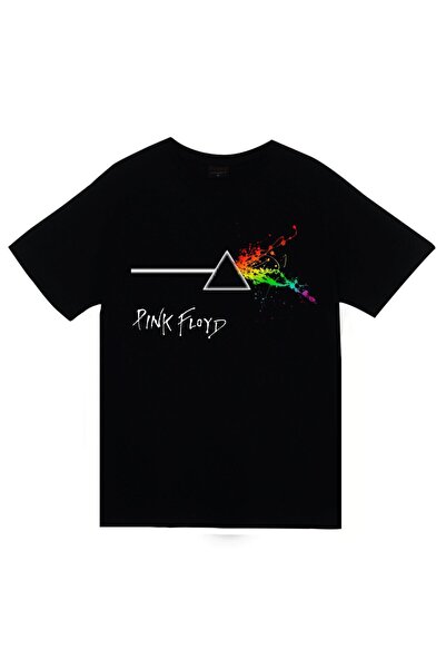 fame-stoned Pink Floyd Štampano Unisex 100% pamuk Crna T-shirt