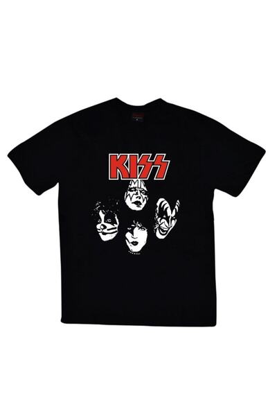 fame-stoned Crni poljubac Štampano T-shirt