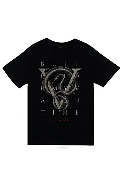 fame-stoned Bullet For My Valentine Štampano Unisex 100% pamuk Crna T-shirt
