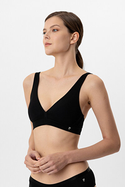 Pierre Cardin 6217 Underwire Triangle Removable Cup Cotton Sleep Bra - Comfortable and Supportive Design