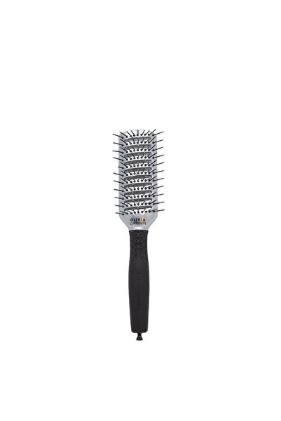 Olivia Garden Essential Style Tunnel Nylon Bristles Silver Fırça