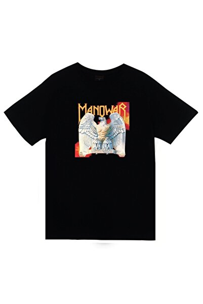 fame-stoned Manovar Štampano unisex 100% pamuk crna T-shirt