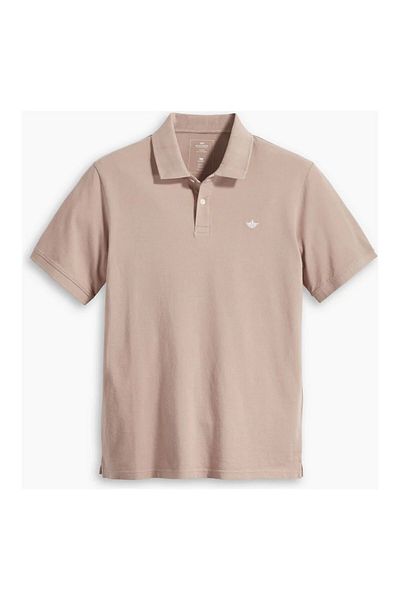 Dockers Ανδρικό μπλουζάκι Polo Neck Dusty Rose Slim Fit - 100% βαμβάκι A1159-0090