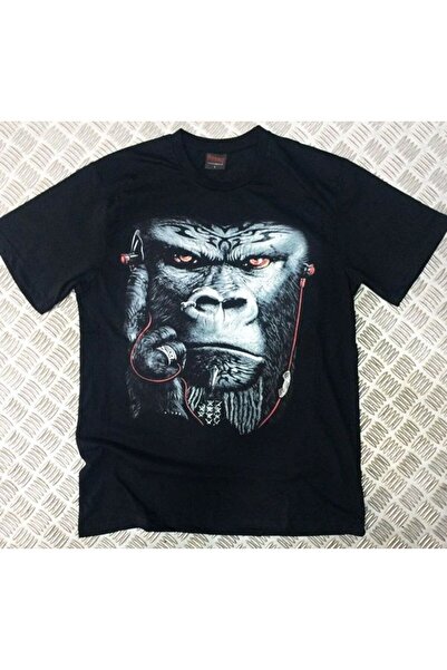 fame-stoned Gorila Štampano T-shirt