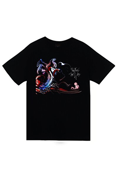 fame-stoned Pink Floyd Štampano Unisex 100% pamuk Crna T-shirt