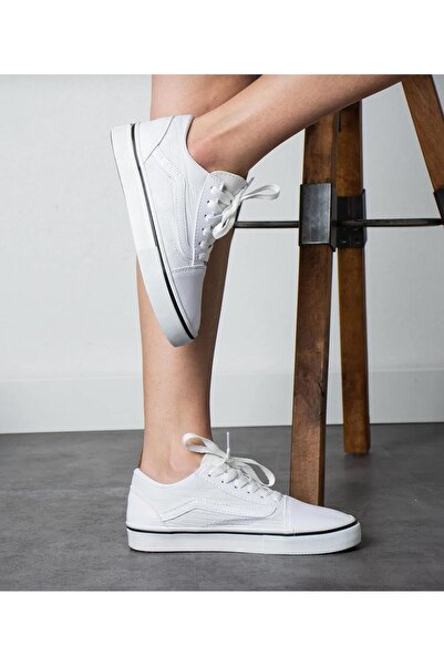 homiro Унісекс білі спортивні кросівки - на шнурівці