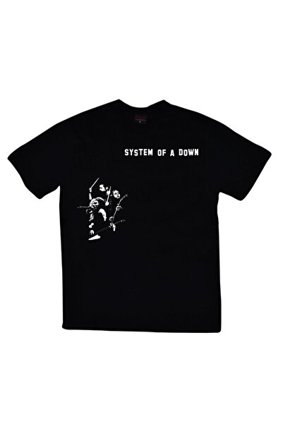 fame-stoned System Of A Down Unisex Štampano Crna 100% pamuk T-shirt