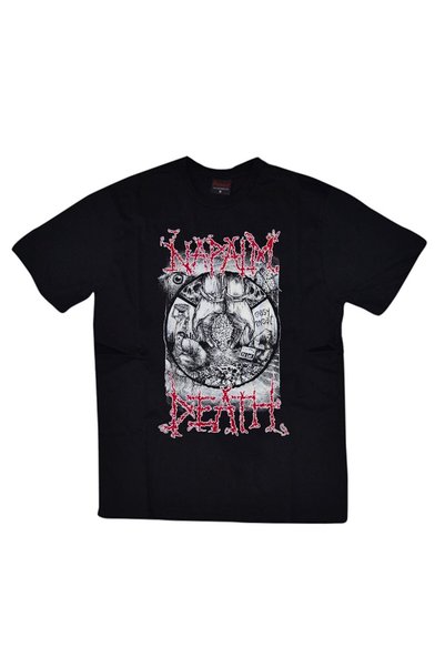 fame-stoned Napalm Death majica sa printom, unisex, 100% pamuk, crna