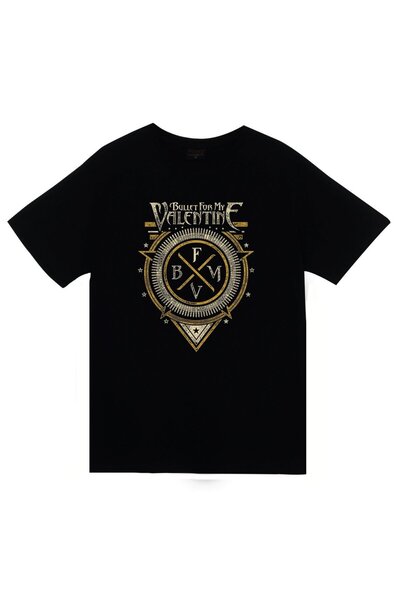 fame-stoned Bullet For My Valentine Štampano Unisex 100% pamuk Crna T-shirt
