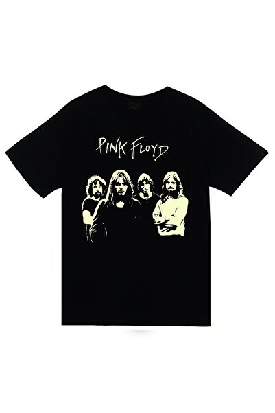 fame-stoned Pink Floyd Štampano Unisex 100% pamuk Crna T-shirt