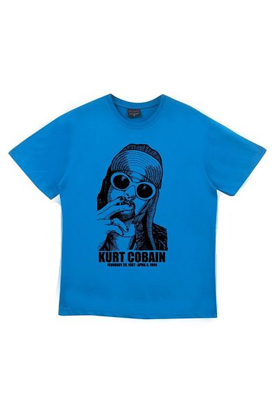fame-stoned Μπλουζάκι Nirvana Printed Unisex 100% βαμβάκι