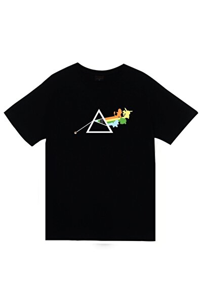 fame-stoned Pink Floyd Štampano Unisex 100% pamuk Crna T-shirt