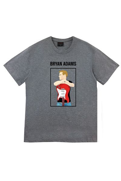 fame-stoned Μπλουζάκι με στάμπα Bryan Adams