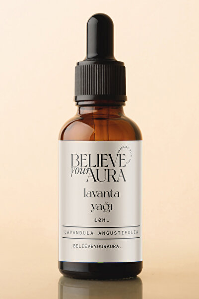 Believe Your Aura Lavanta Yağı - %100 Saf ve Doğal Cilt ve Saç Bakım Yağı - L...