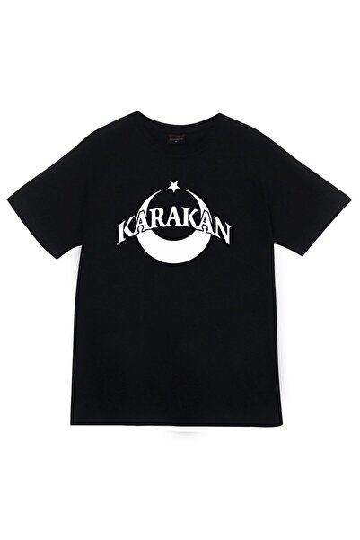 fame-stoned Karakan Štampano Unisex 100% pamuk Crna T-shirt