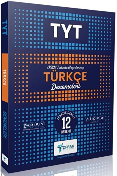 Toprak Yayıncılık Toprak Yayınları TYT Türkçe Branş deneme