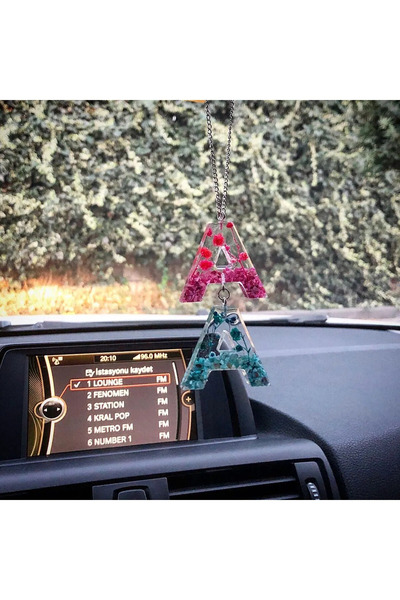FN Epoxy Rearview Mirror Ornament Gift Car Modified Lover Decor KeyGSSE Ask L...