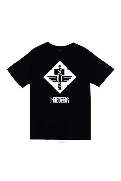 fame-stoned Manovar Štampano unisex 100% pamuk crna T-shirt