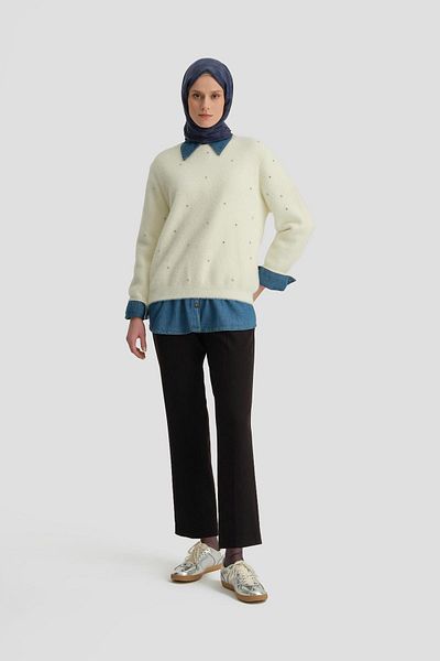 Armine Black Iron Trace Trousers - 24K2710