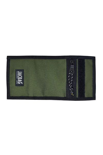 Jacbag Khaki Green Velcro Wallet/Card Holder - Boys and Adult