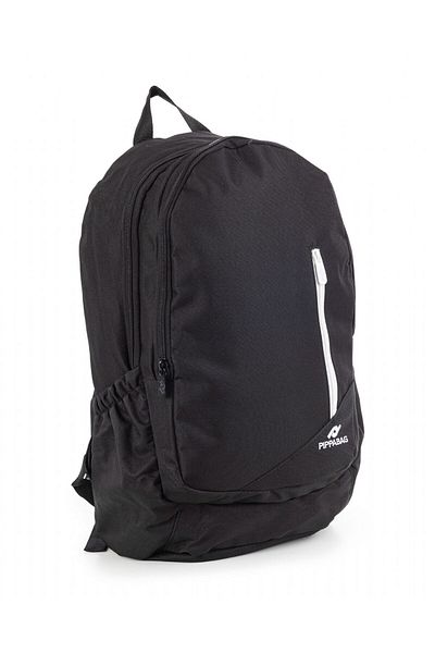 Pippa Bloom Black/White Three-Eye School & Casual Backpack