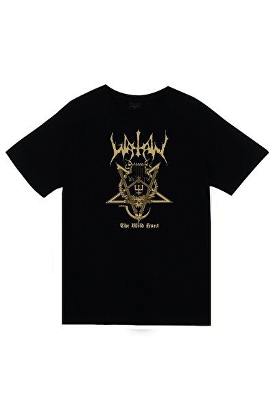 fame-stoned Μπλουζάκι Watain Printed Unisex 100% Cotton Μαύρο