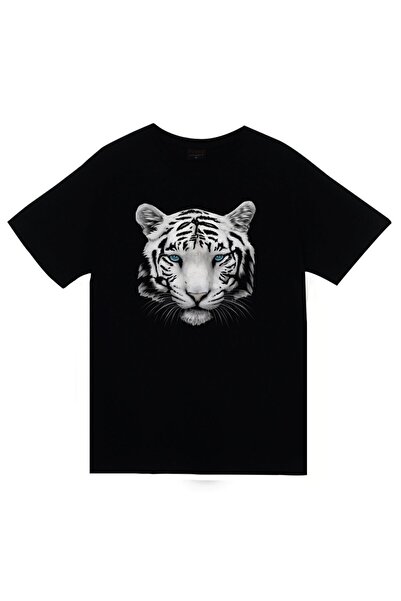 fame-stoned Kaplan Štampano Unisex 100% pamuk Crna T-shirt