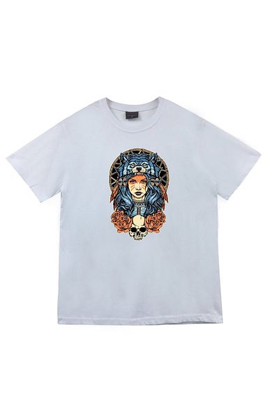 fame-stoned Μπλουζάκι Unisex με λευκή στάμπα