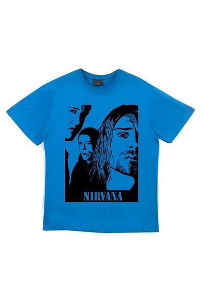 fame-stoned Μπλουζάκι Nirvana Printed Unisex 100% βαμβάκι