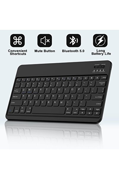 MMPSHOP Samsung Galaxy Tab S9 Fe Plus / S10 Plus / S9 Plus Compatible Sleep Mode Pen Compartment Keyboard Case