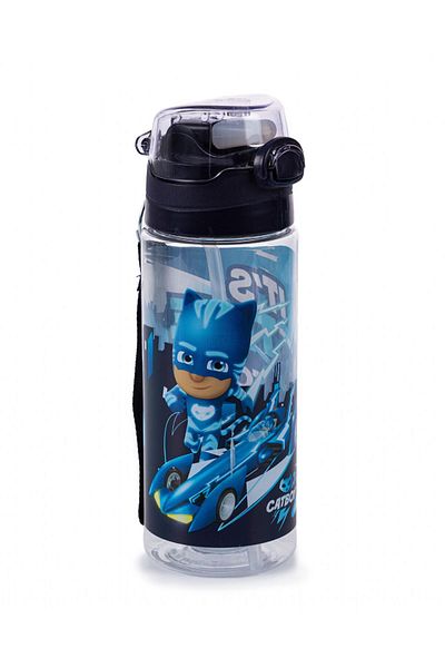 Me Çanta Pj Mask 500 ml Boy's School Water Bottle with Silicone Straw - Drinker