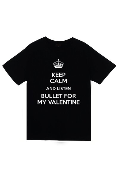 fame-stoned Bullet For My Valentine Štampano Unisex 100% pamuk Crna T-shirt