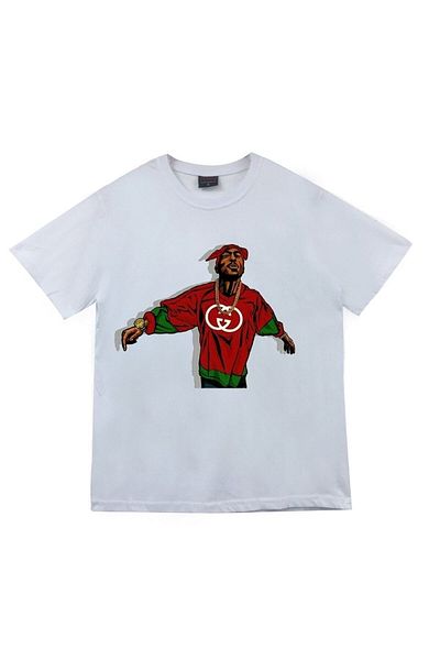 fame-stoned T-shirt με στάμπα Tupac Shakur