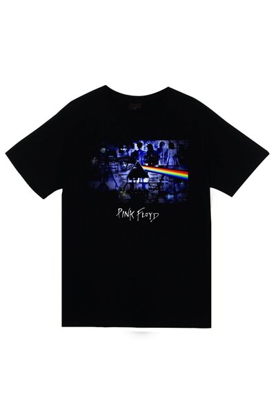 fame-stoned Pink Floyd Štampano Unisex 100% pamuk Crna T-shirt